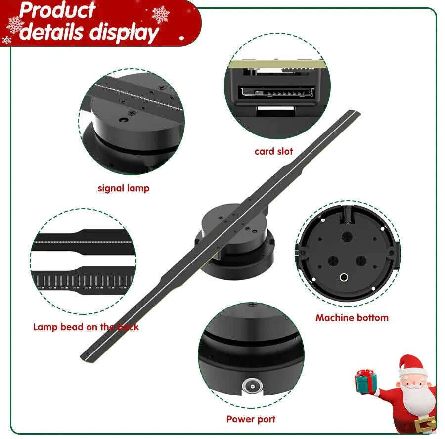 H16" 3D Advertising Hologram - Sole Craft