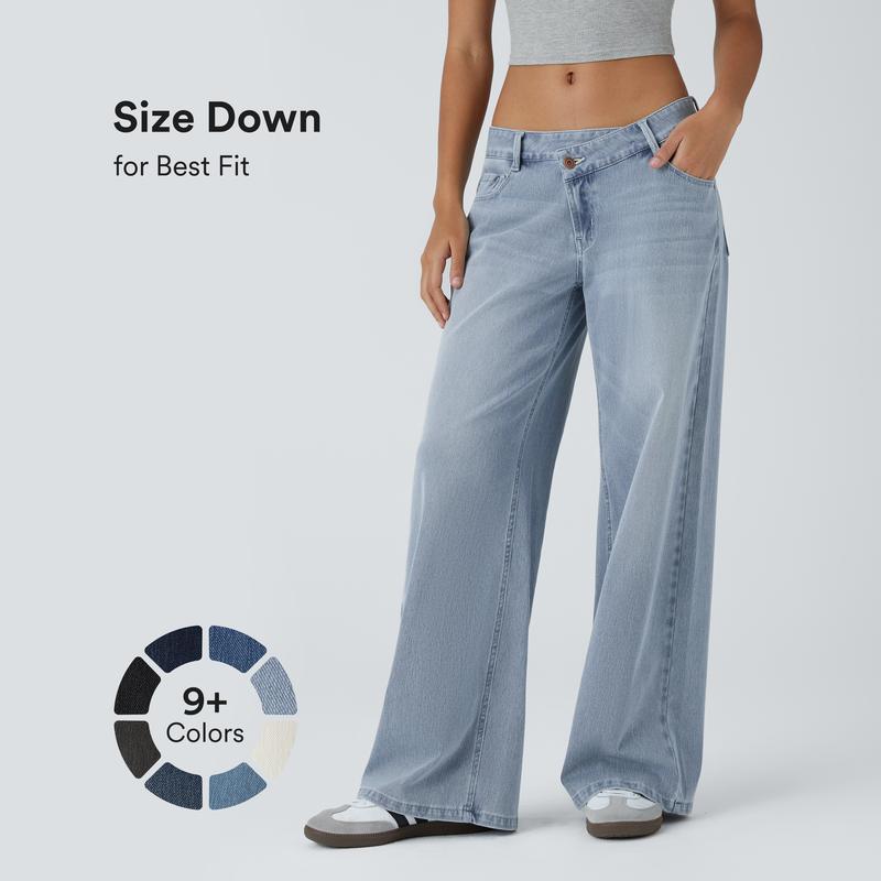 Basic High-Waisted Flared Jeans