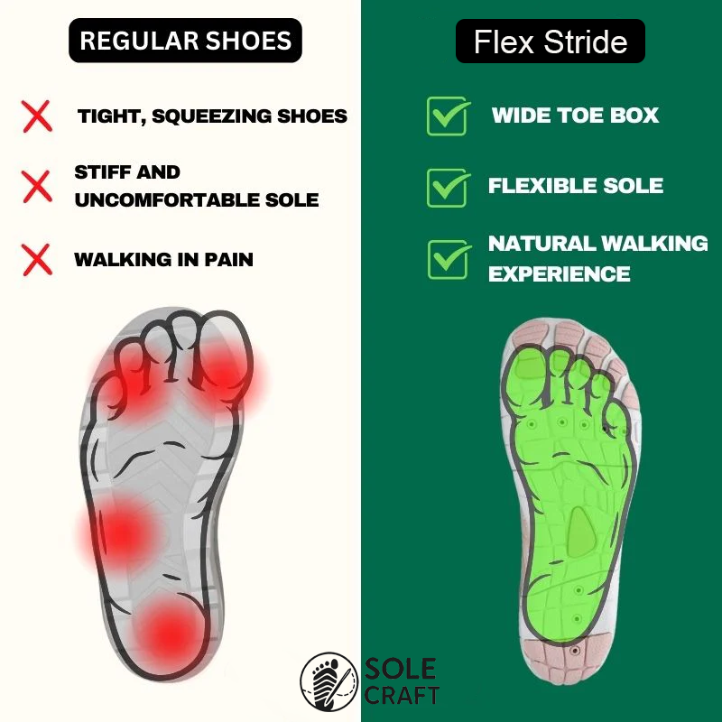 Flex Stride-Healthy & non-slip barefoot shoes