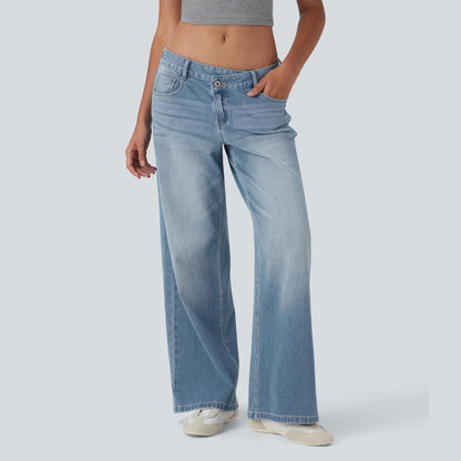 Basic High-Waisted Flared Jeans