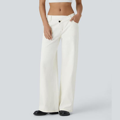 Basic High-Waisted Flared Jeans
