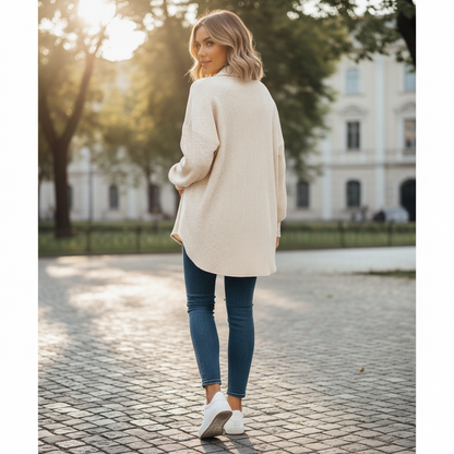 Oversized Textured Shirt Jacket