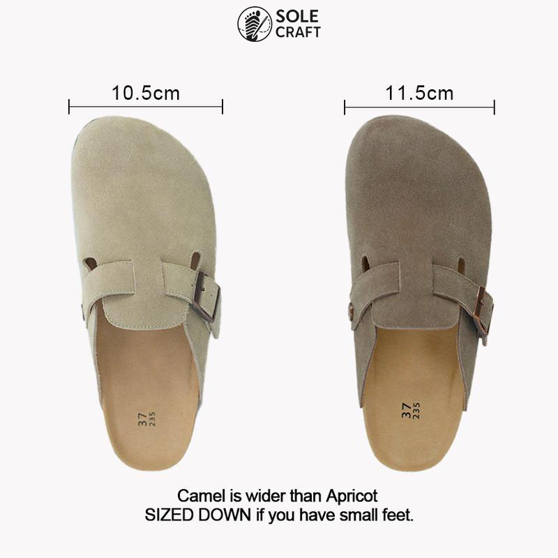 Suede Clogs – Premium suede clogs with timeless style