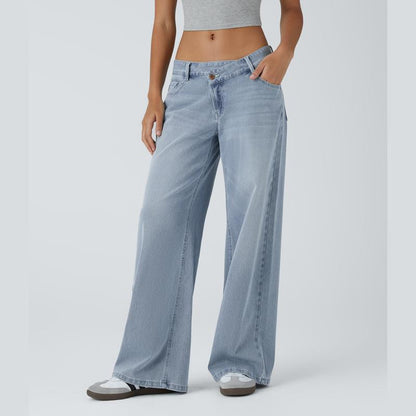 Basic High-Waisted Flared Jeans