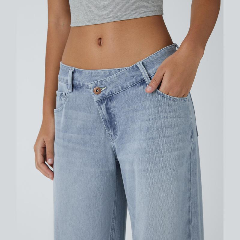 Basic High-Waisted Flared Jeans