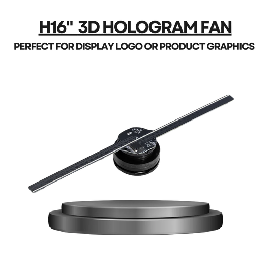 H16" 3D Advertising Hologram - Sole Craft